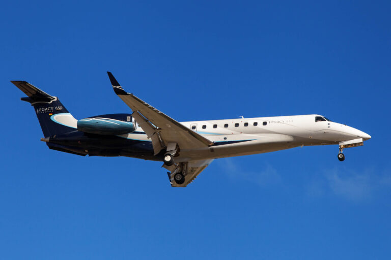 Embraer Legacy 650 for Charter