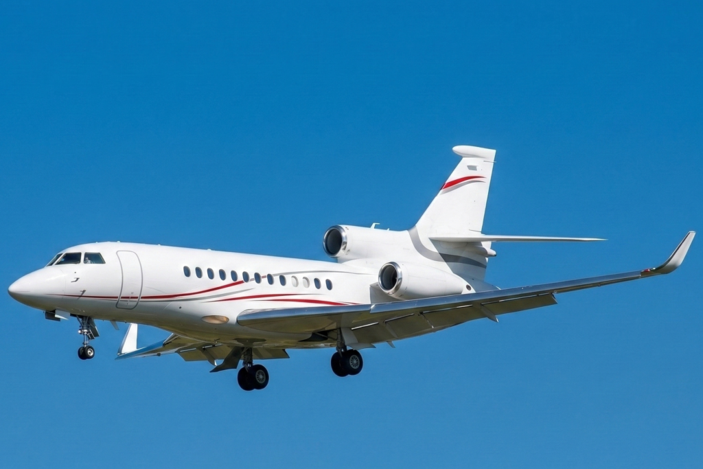 Falcon 2000LX for charter