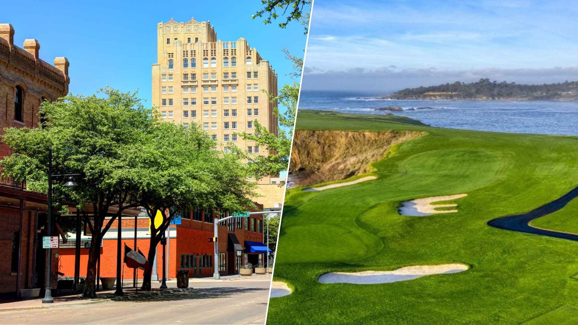 Abilene to Pebble Beach Golf Links