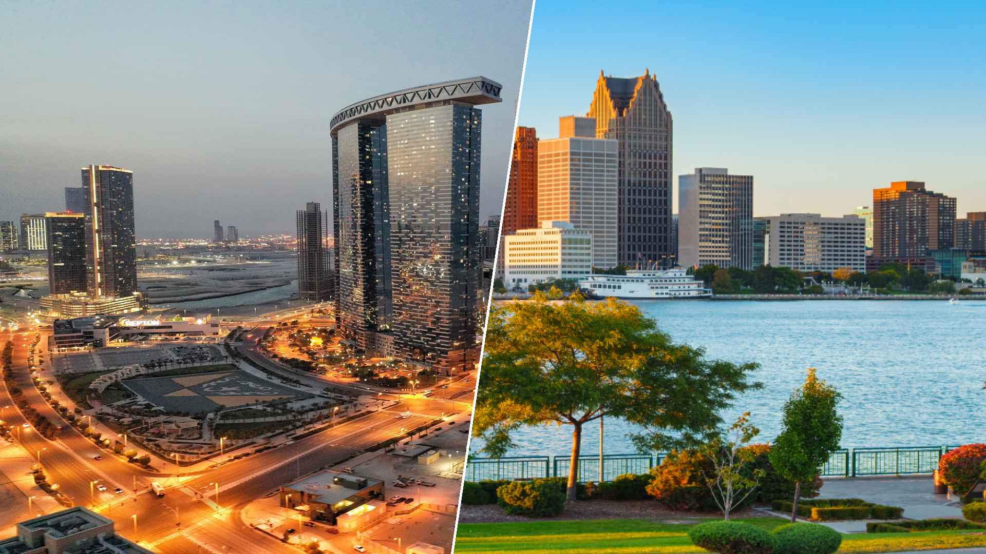 Abu Dhabi to Detroit