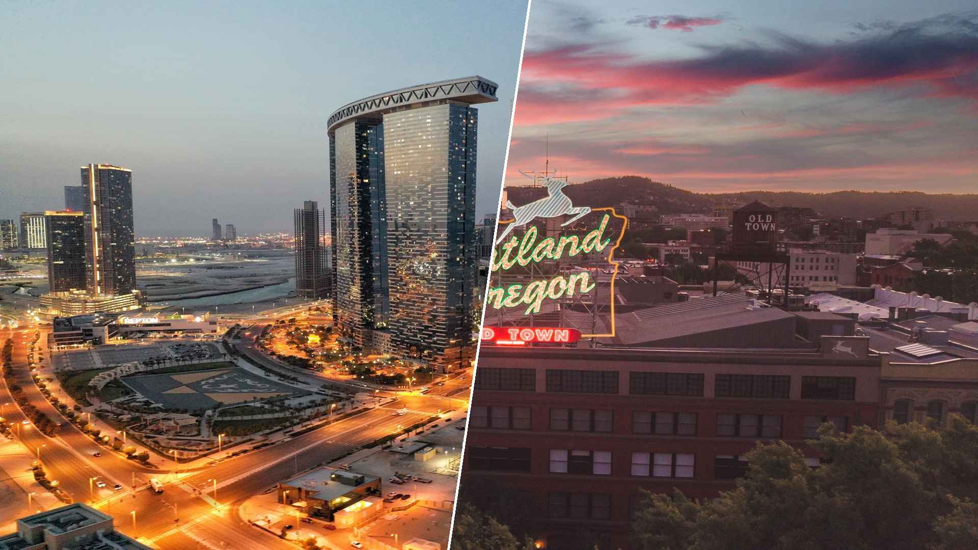 Abu Dhabi to Portland