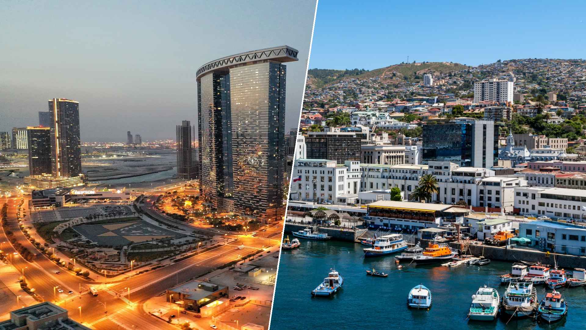 Abu Dhabi to Valparaíso