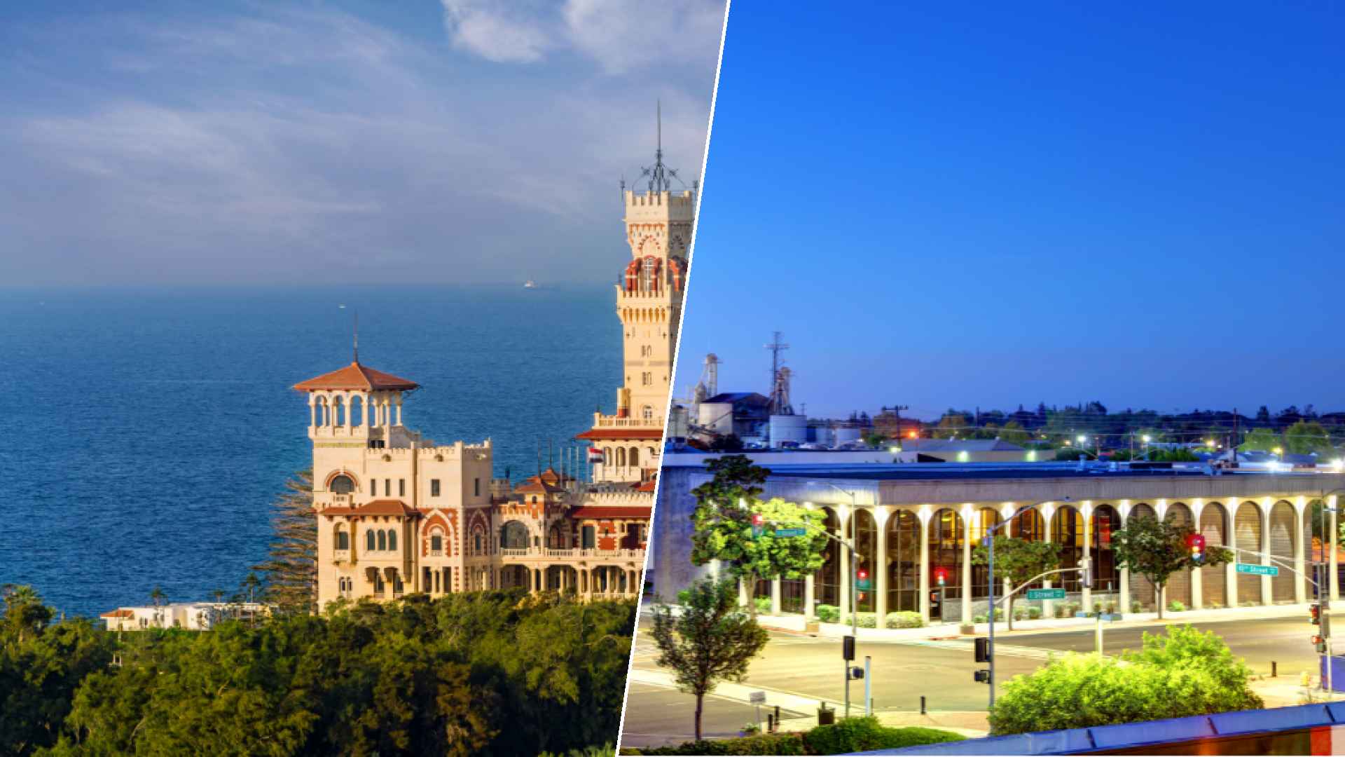 Alexandria to Modesto