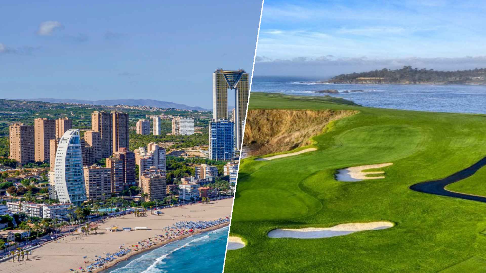 Alicante to Pebble Beach Golf Links