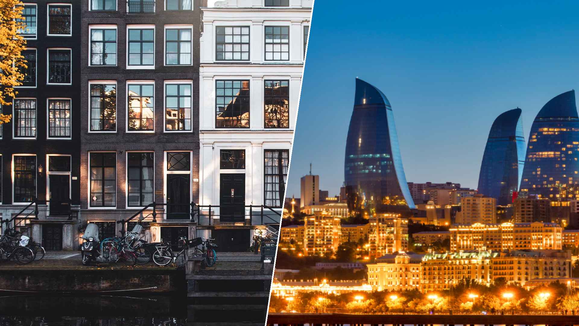 Amsterdam to Baku