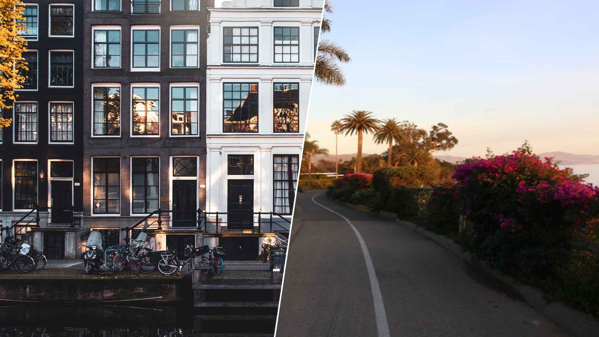 Amsterdam to Montecito