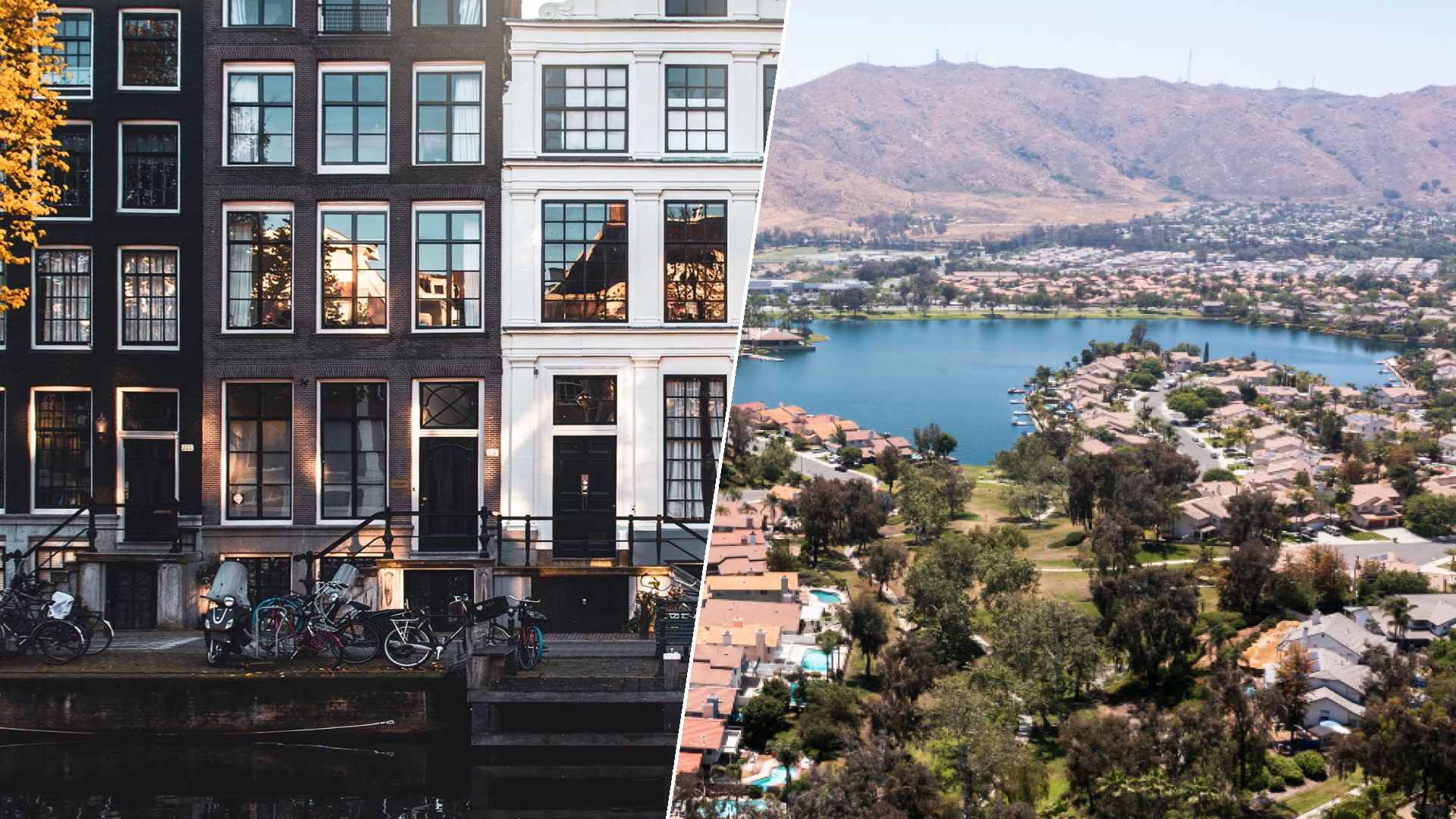 Amsterdam to Moreno Valley