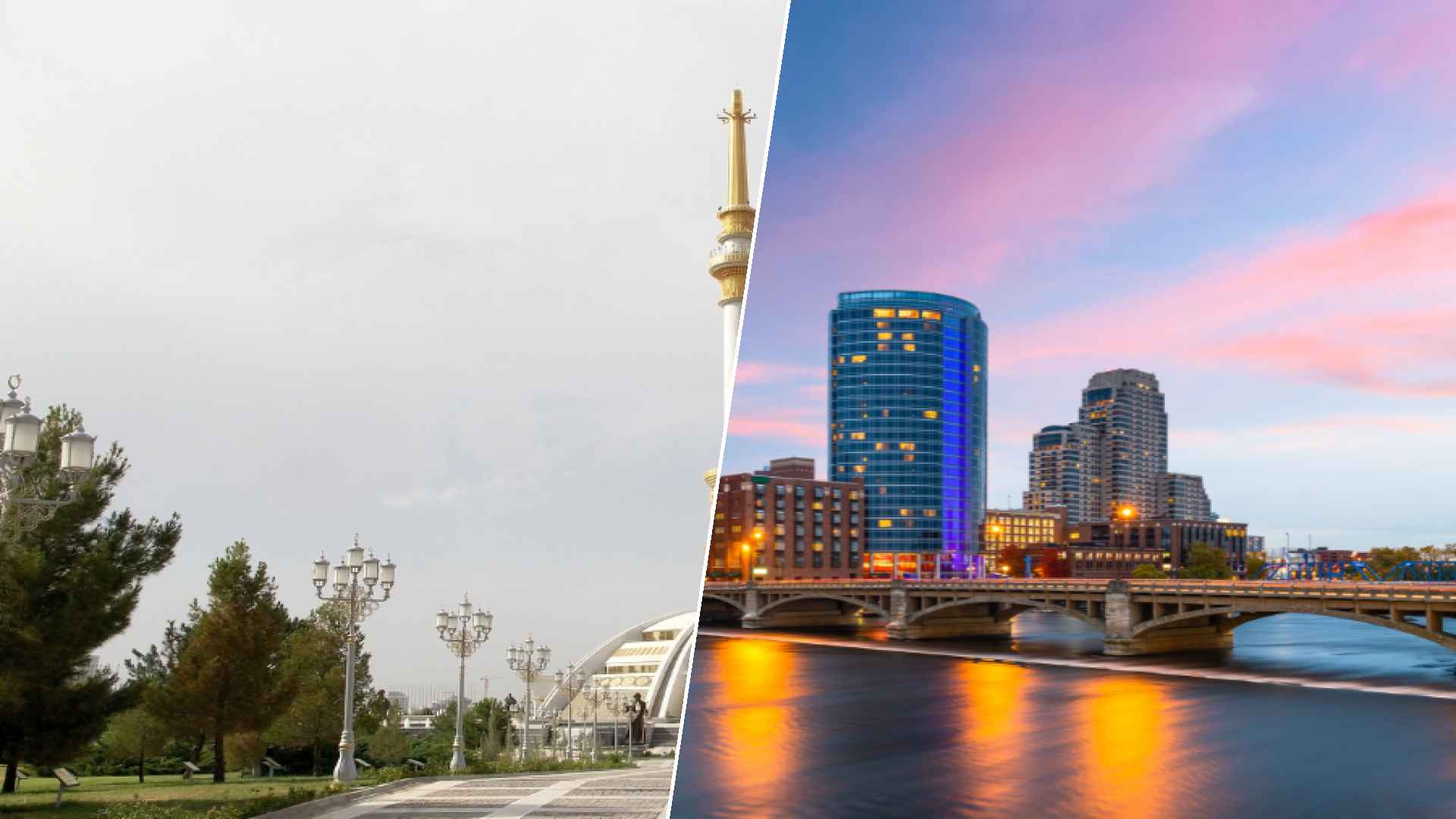 Ashgabat to Grand Rapids