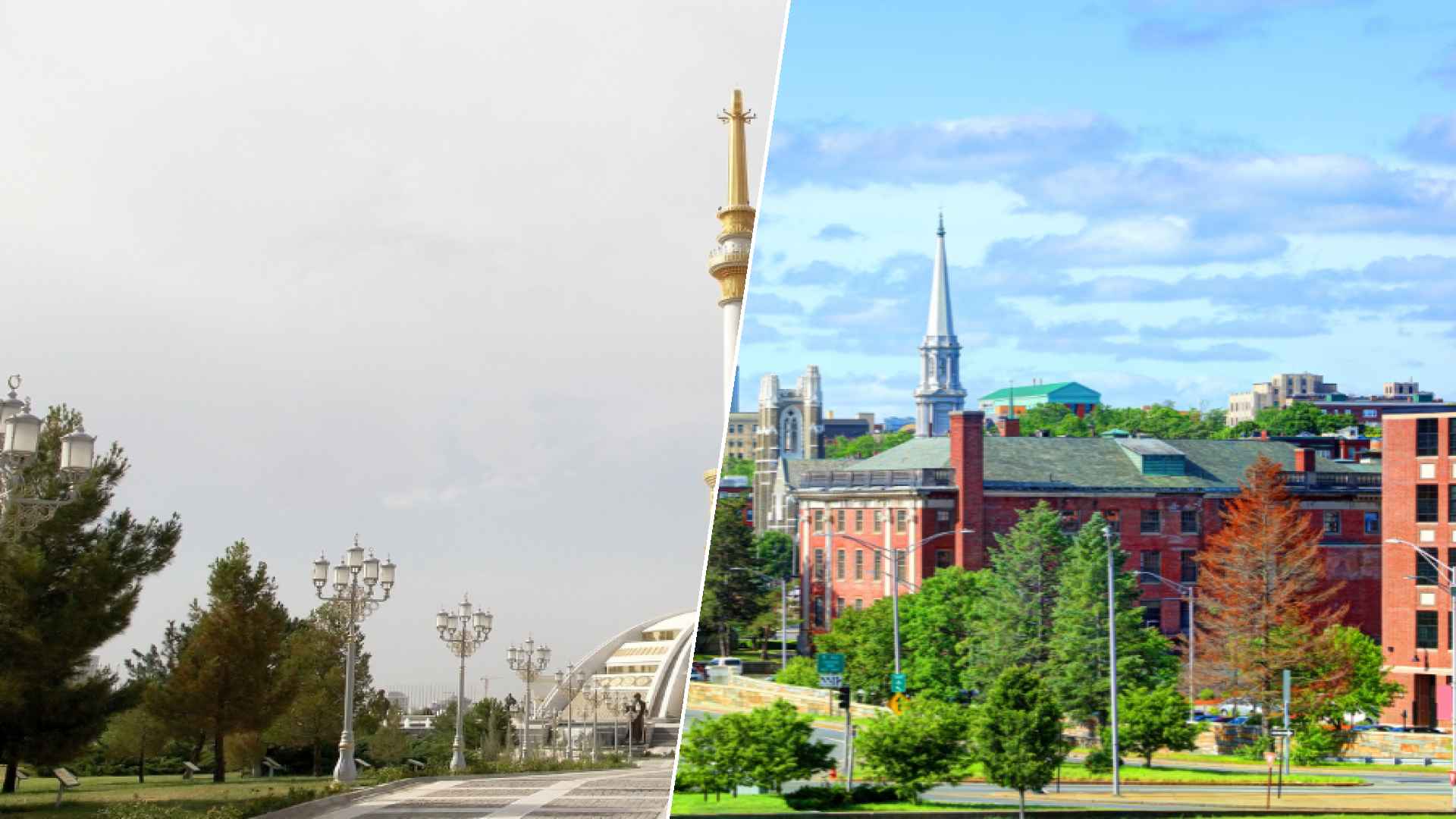 Ashgabat to Worcester