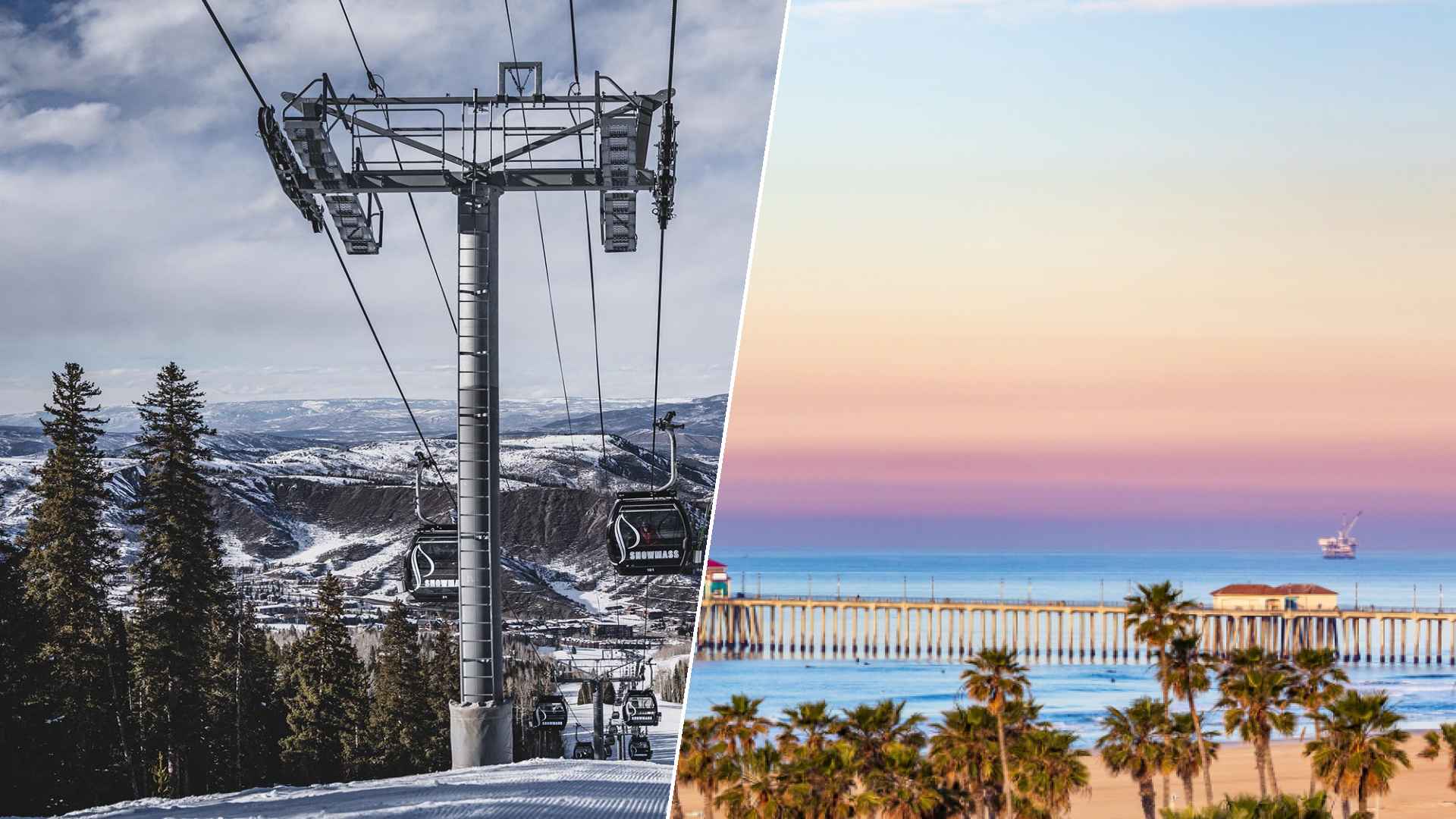 Aspen to Huntington Beach