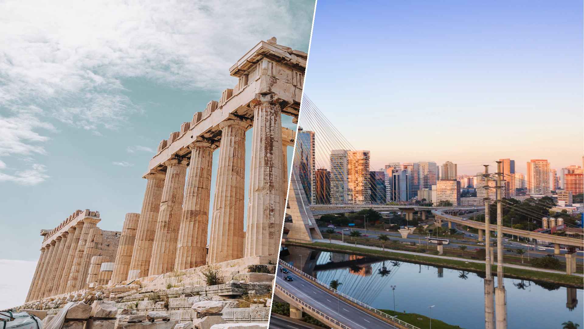 Athens to São Paulo