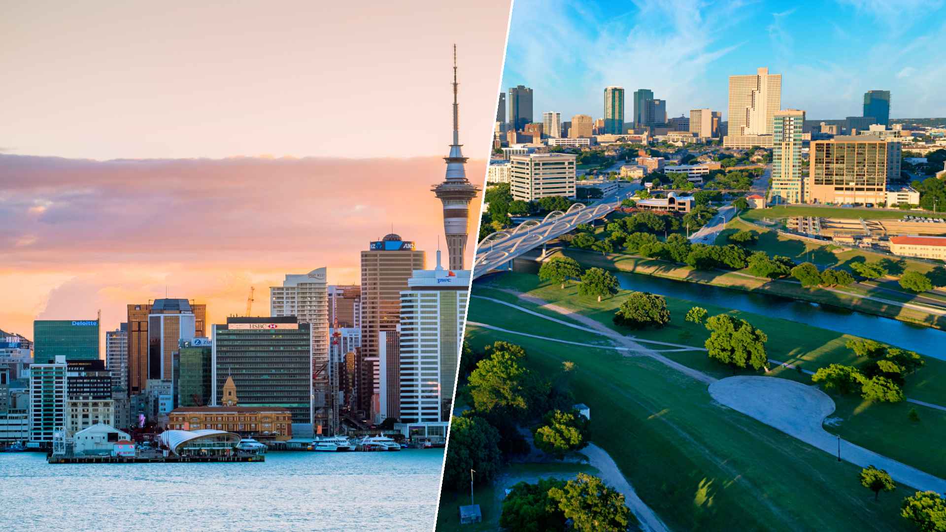Auckland to Fort Worth