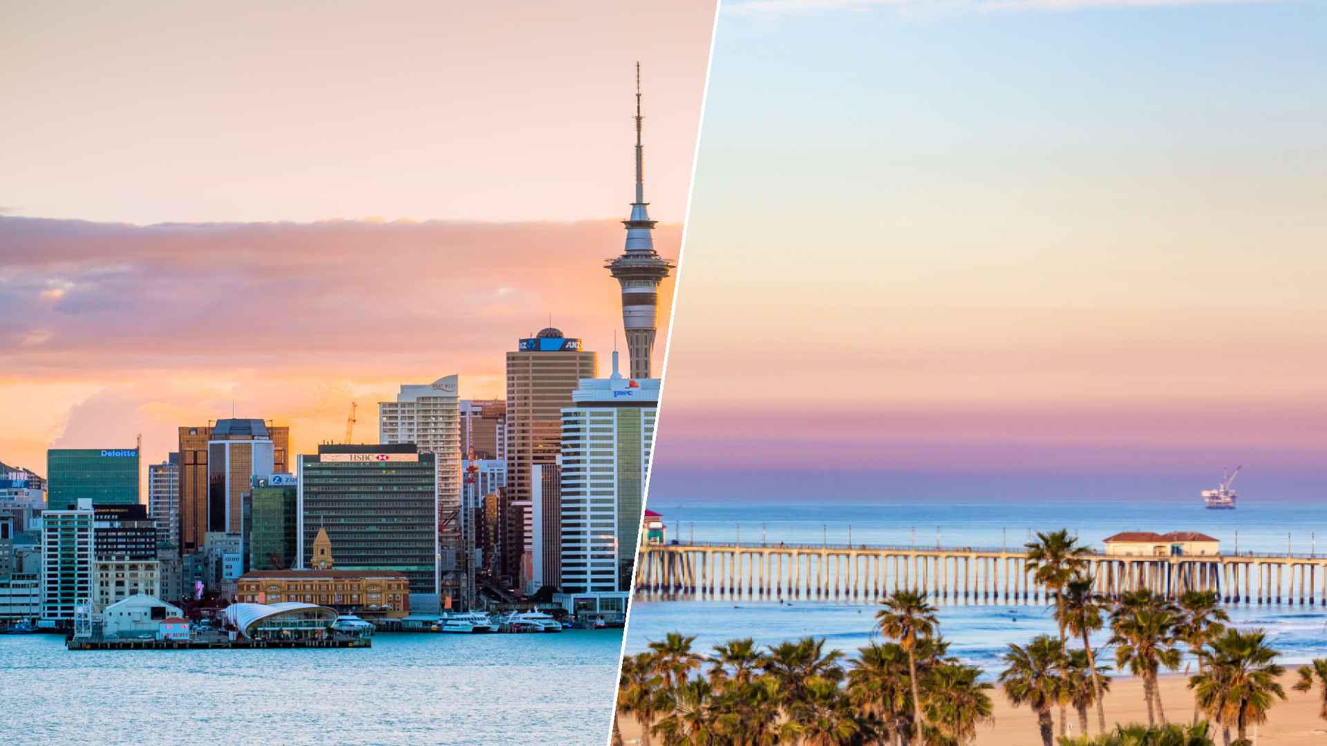 Auckland to Huntington Beach