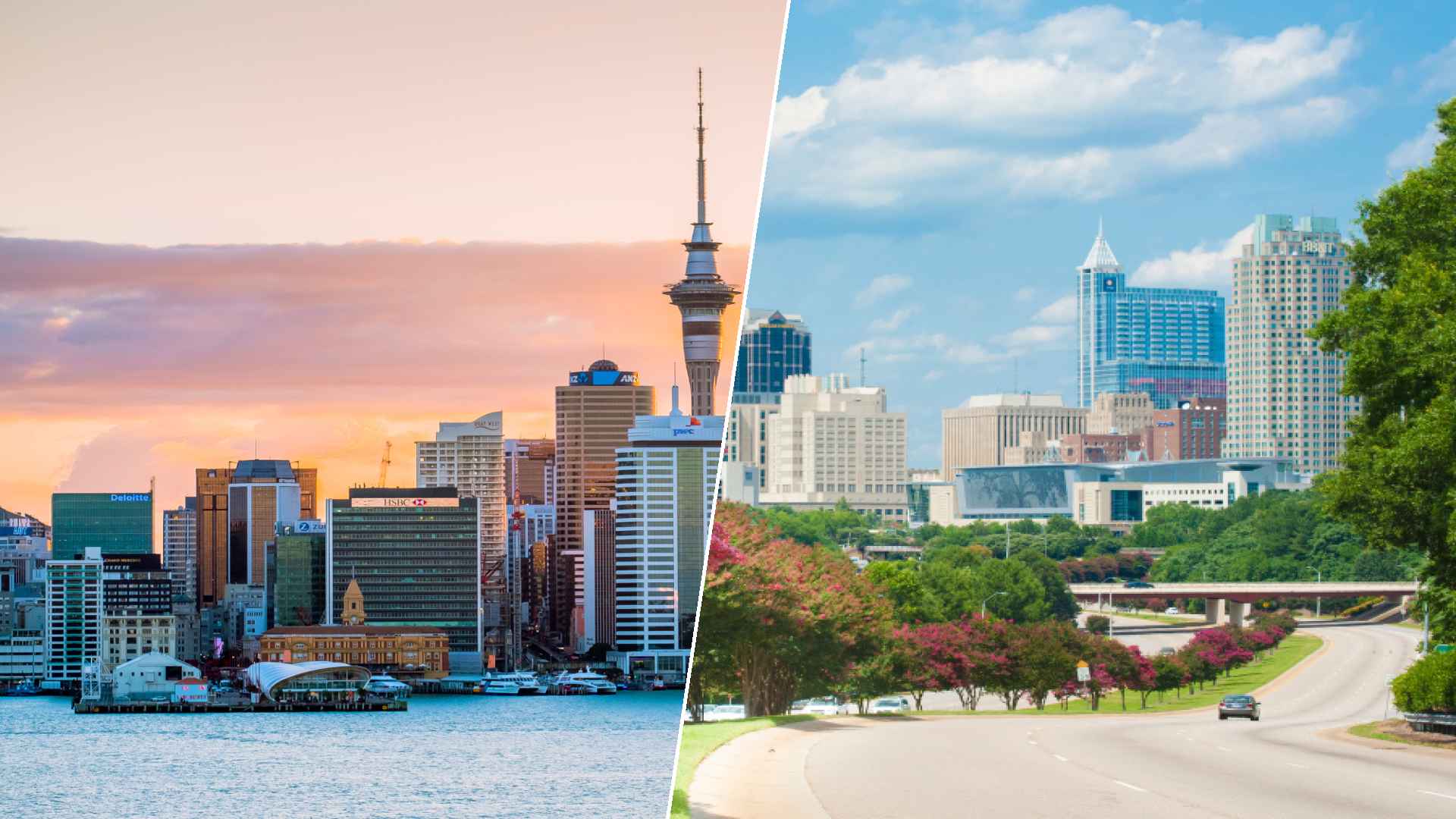 Auckland to Raleigh
