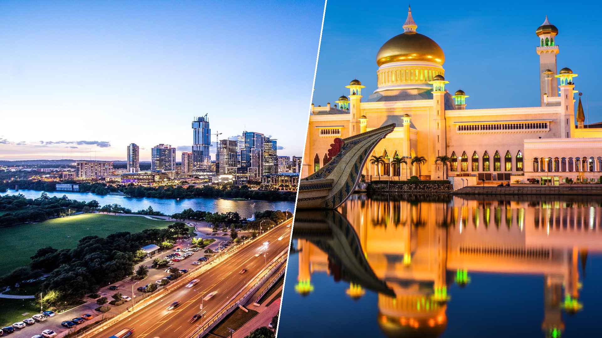 Austin to Bandar Seri Begawan