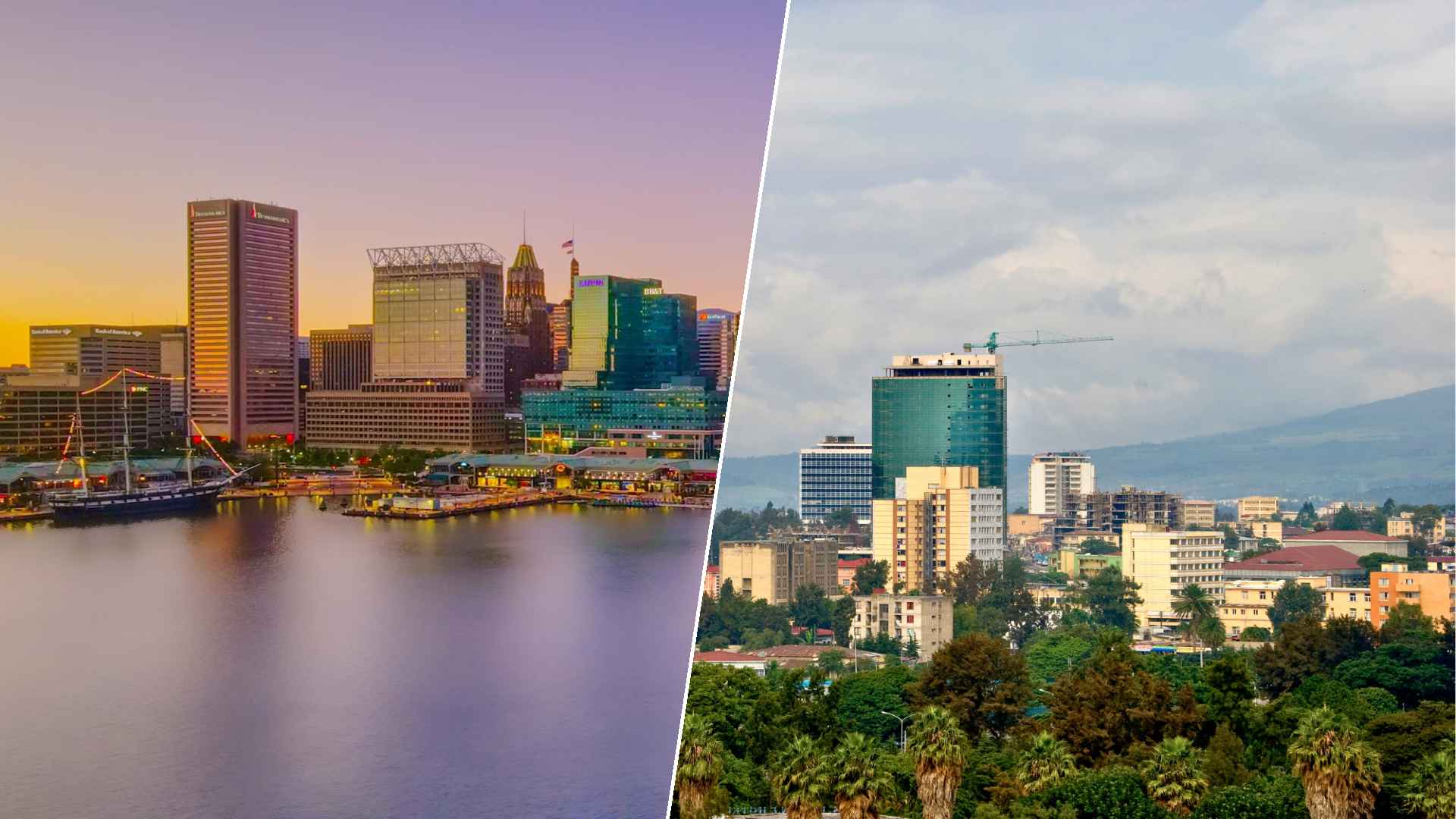 Baltimore to Addis Ababa