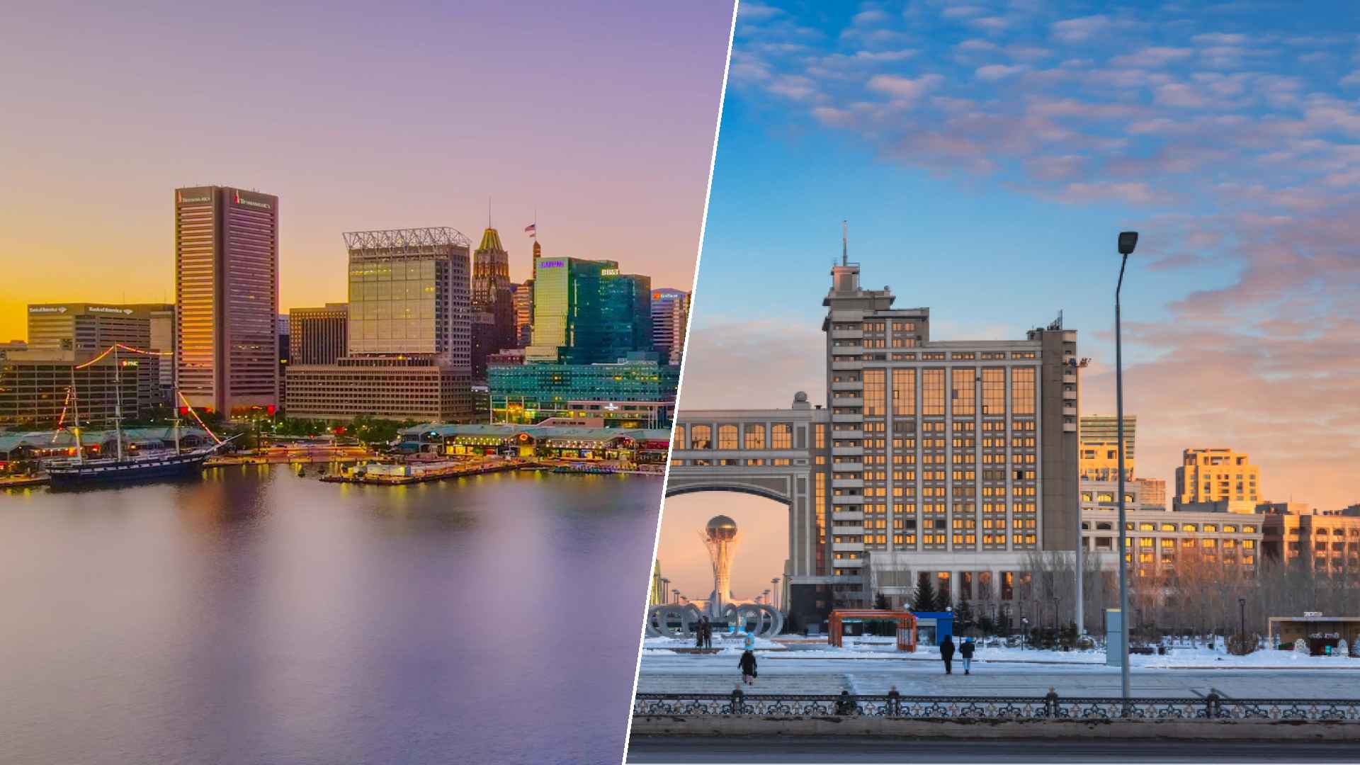 Baltimore to Nursultan