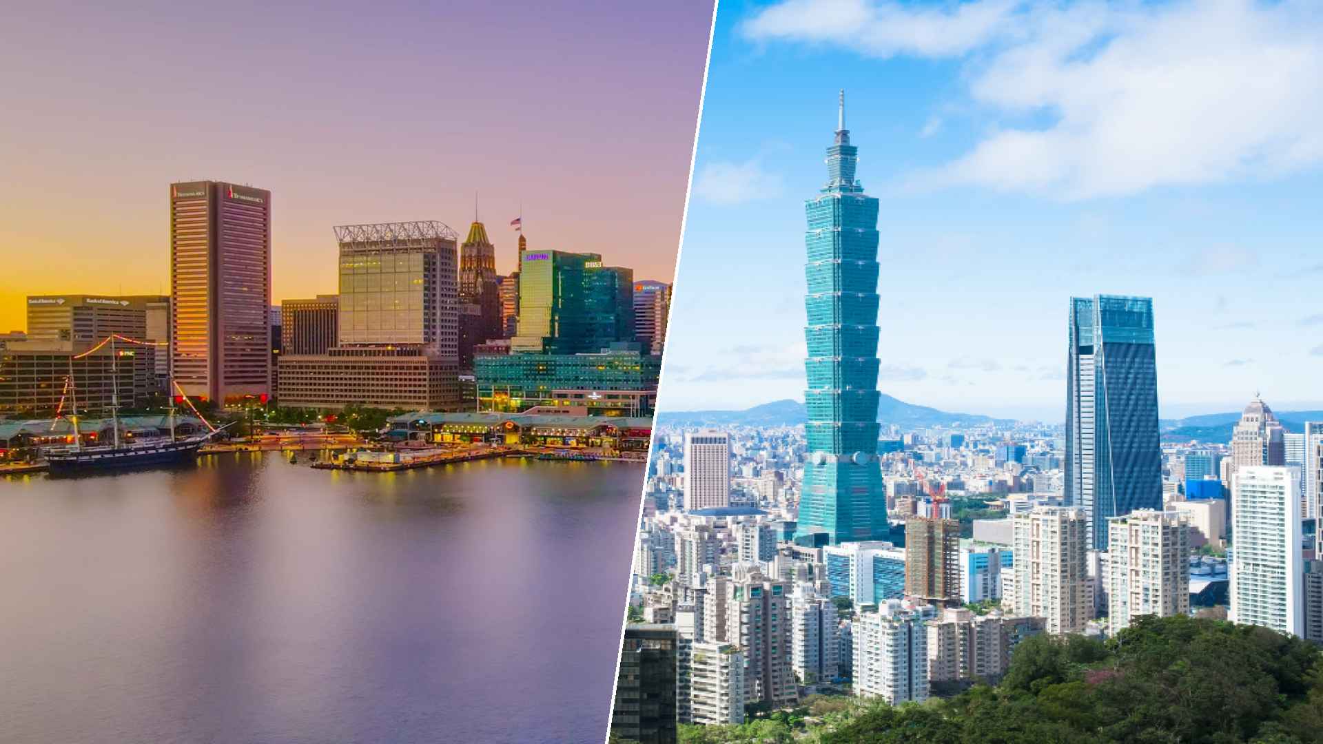 Baltimore to Taipei