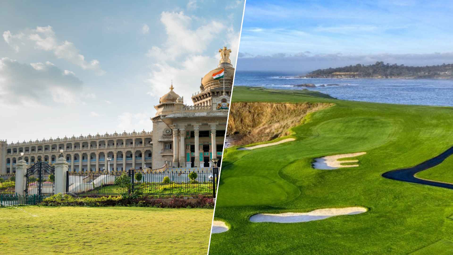 Bangalore to Pebble Beach Golf Links