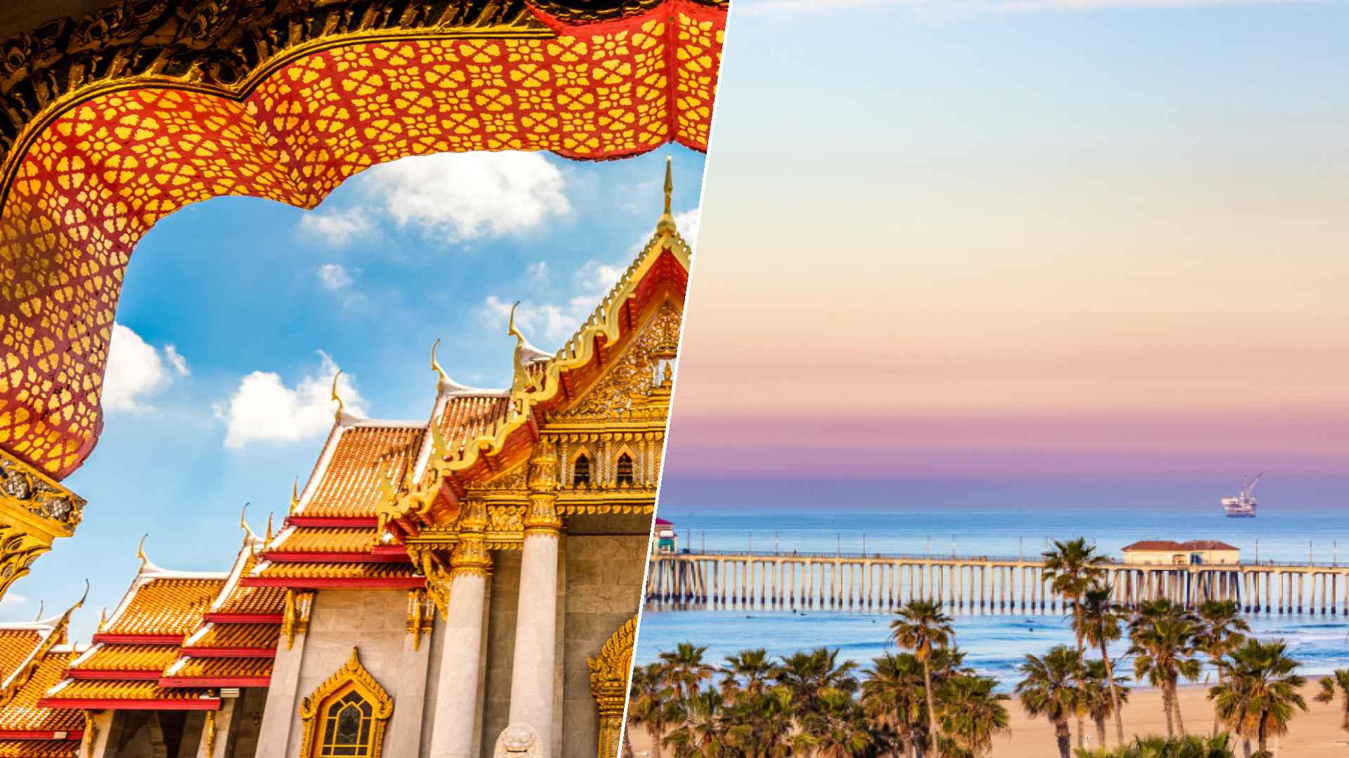 Bangkok to Huntington Beach