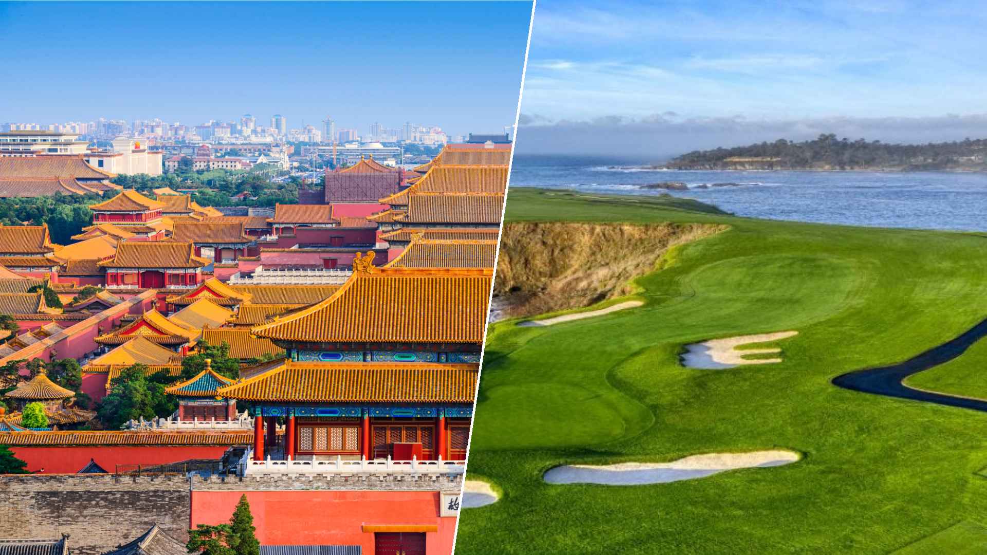 Beijing to Pebble Beach Golf Links