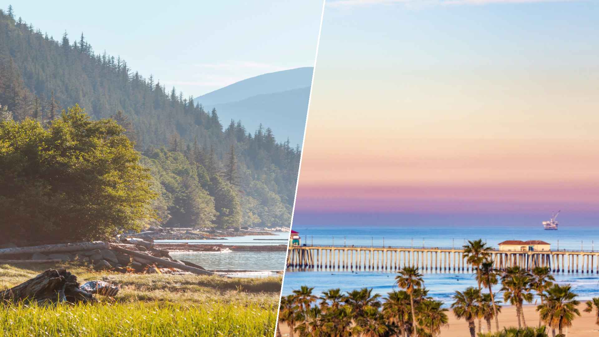 Bella Coola to Huntington Beach