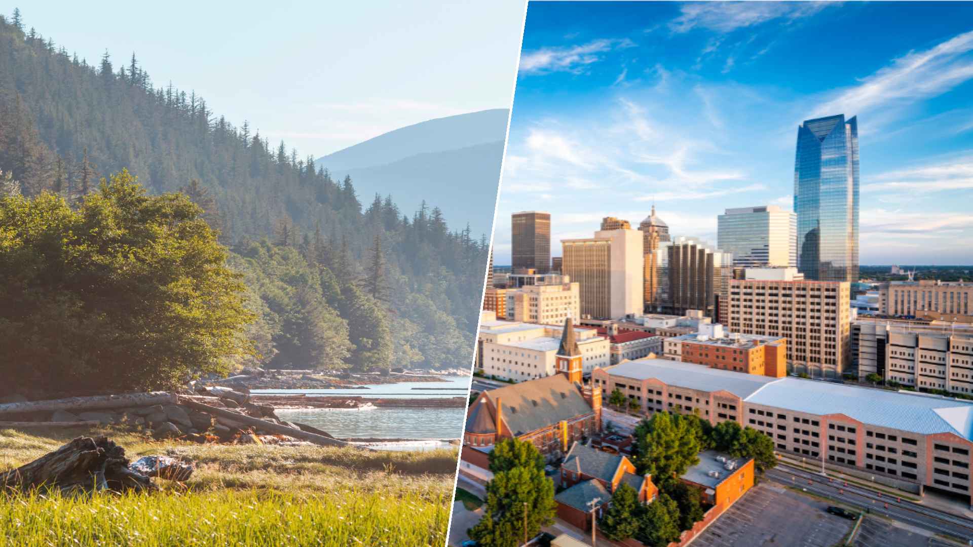 Bella Coola to Oklahoma City