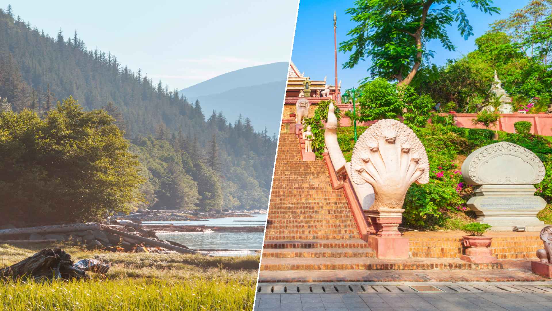 Bella Coola to Phnom Penh