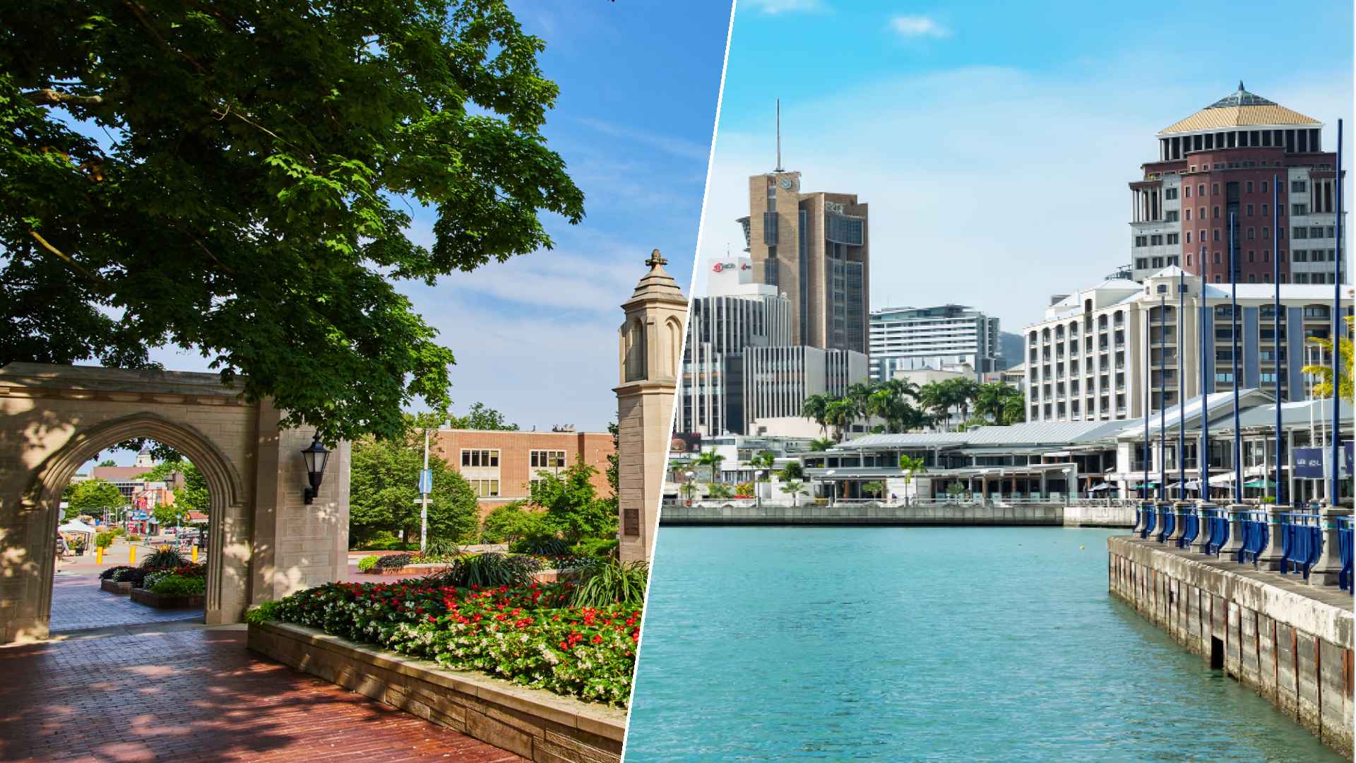 Bloomington to Port Louis