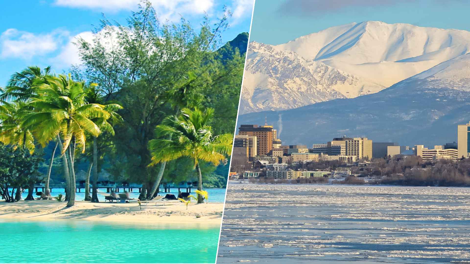 Bora Bora to Anchorage