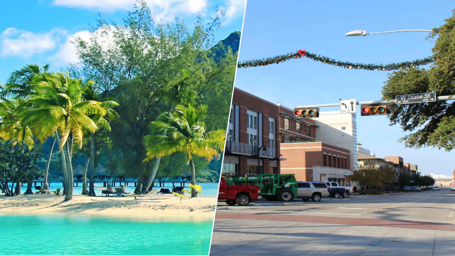 Bora Bora to Garland