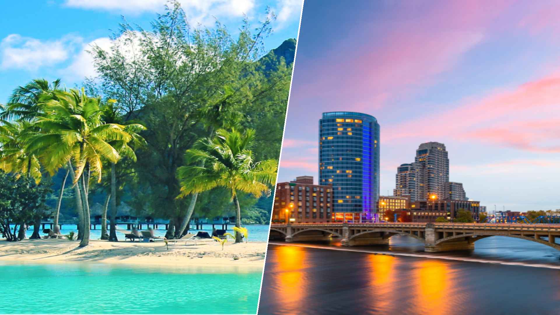 Bora Bora to Grand Rapids