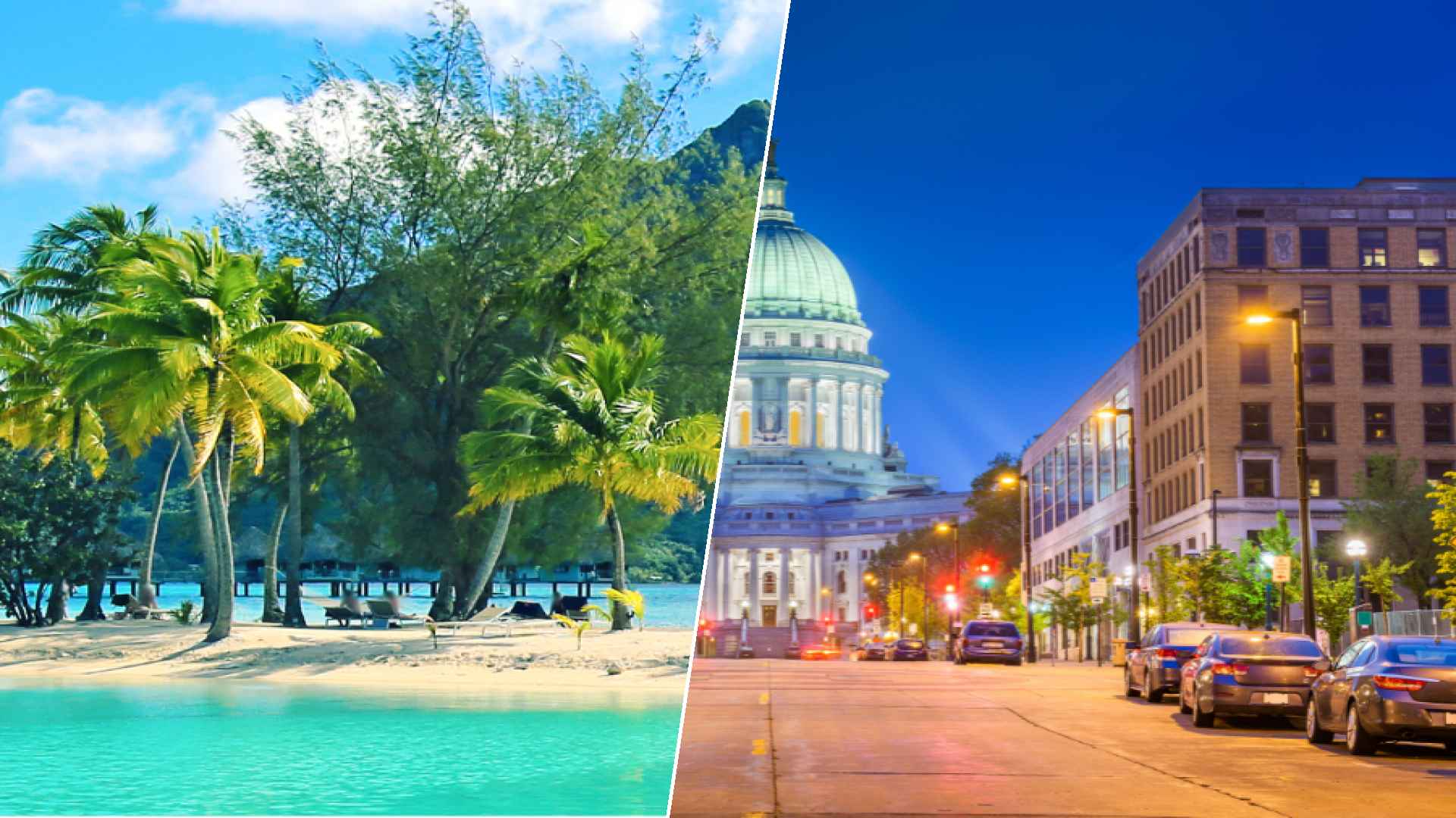 Bora Bora to Madison