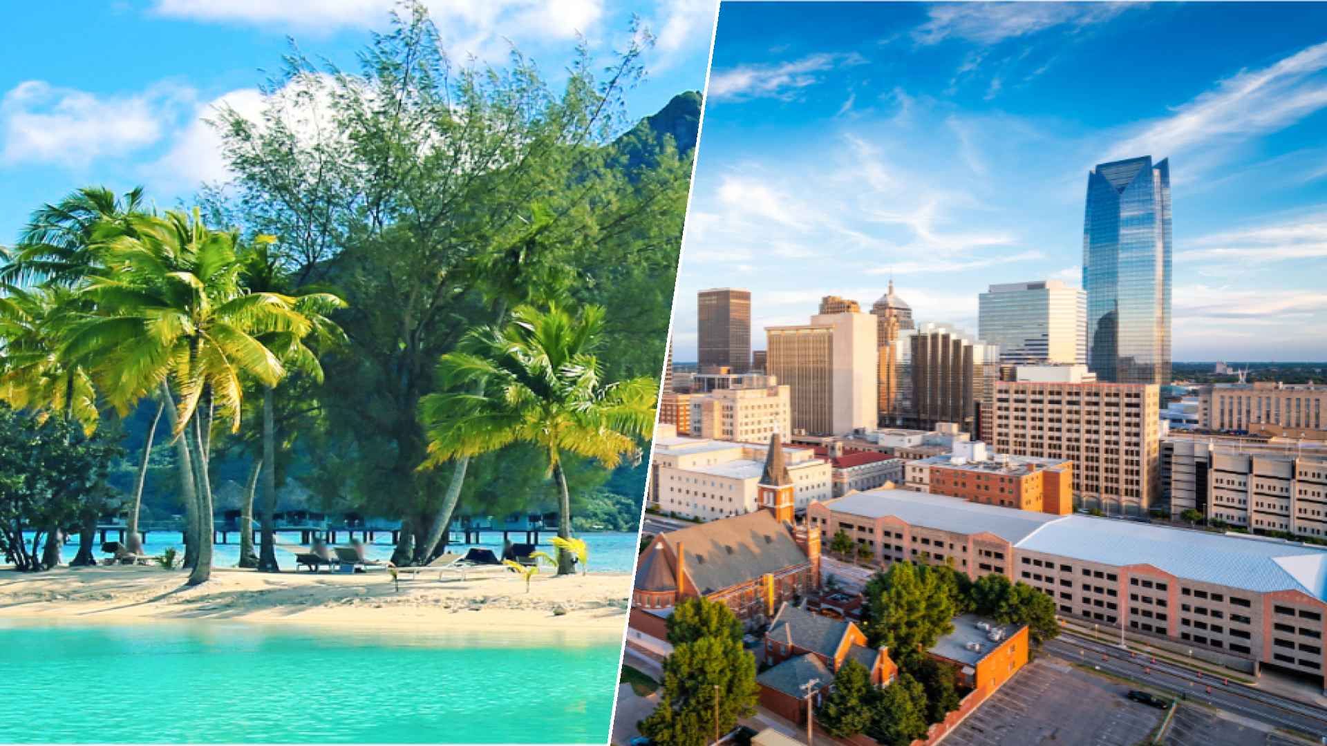 Bora Bora to Oklahoma City