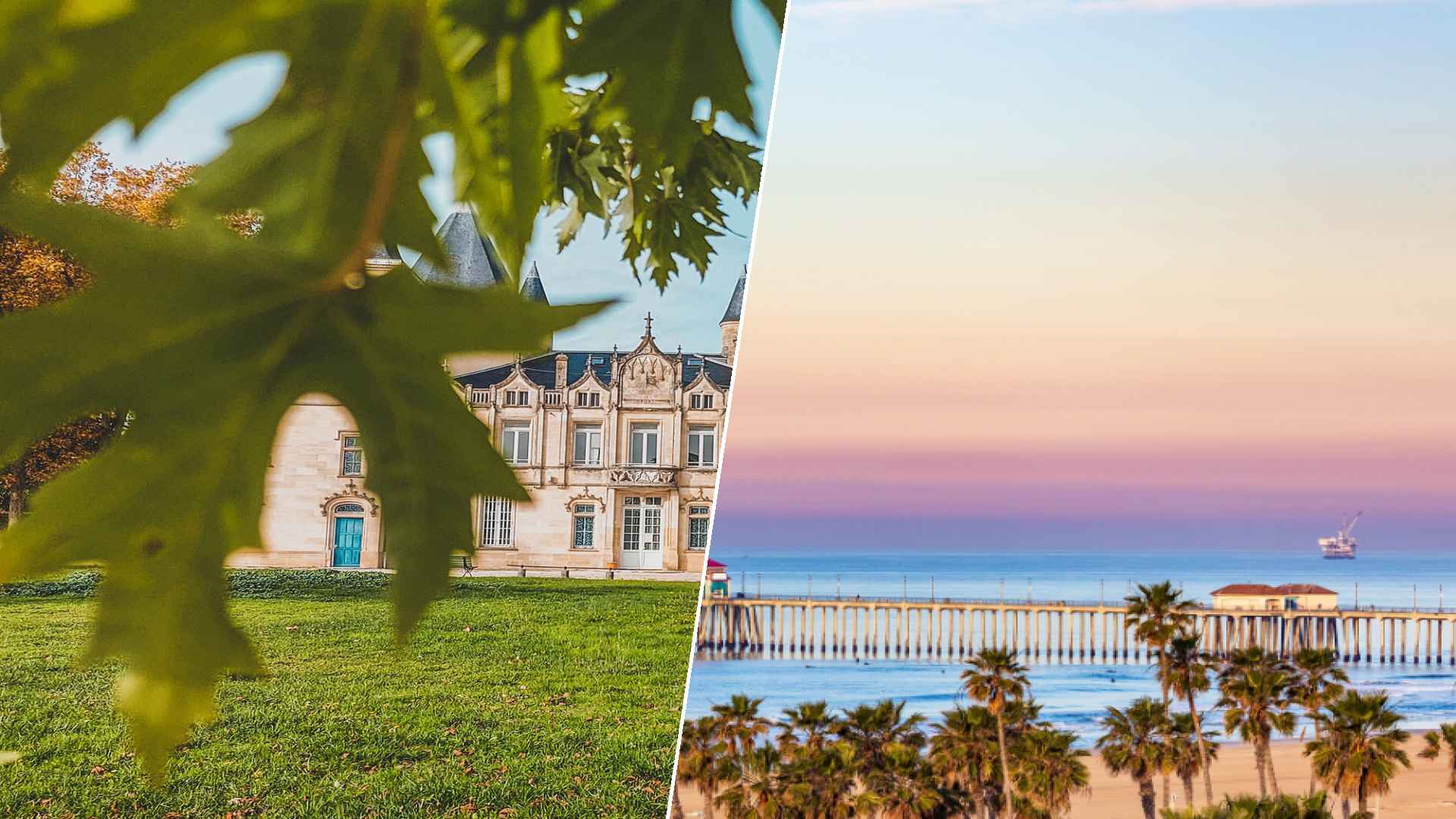 Bordeaux to Huntington Beach