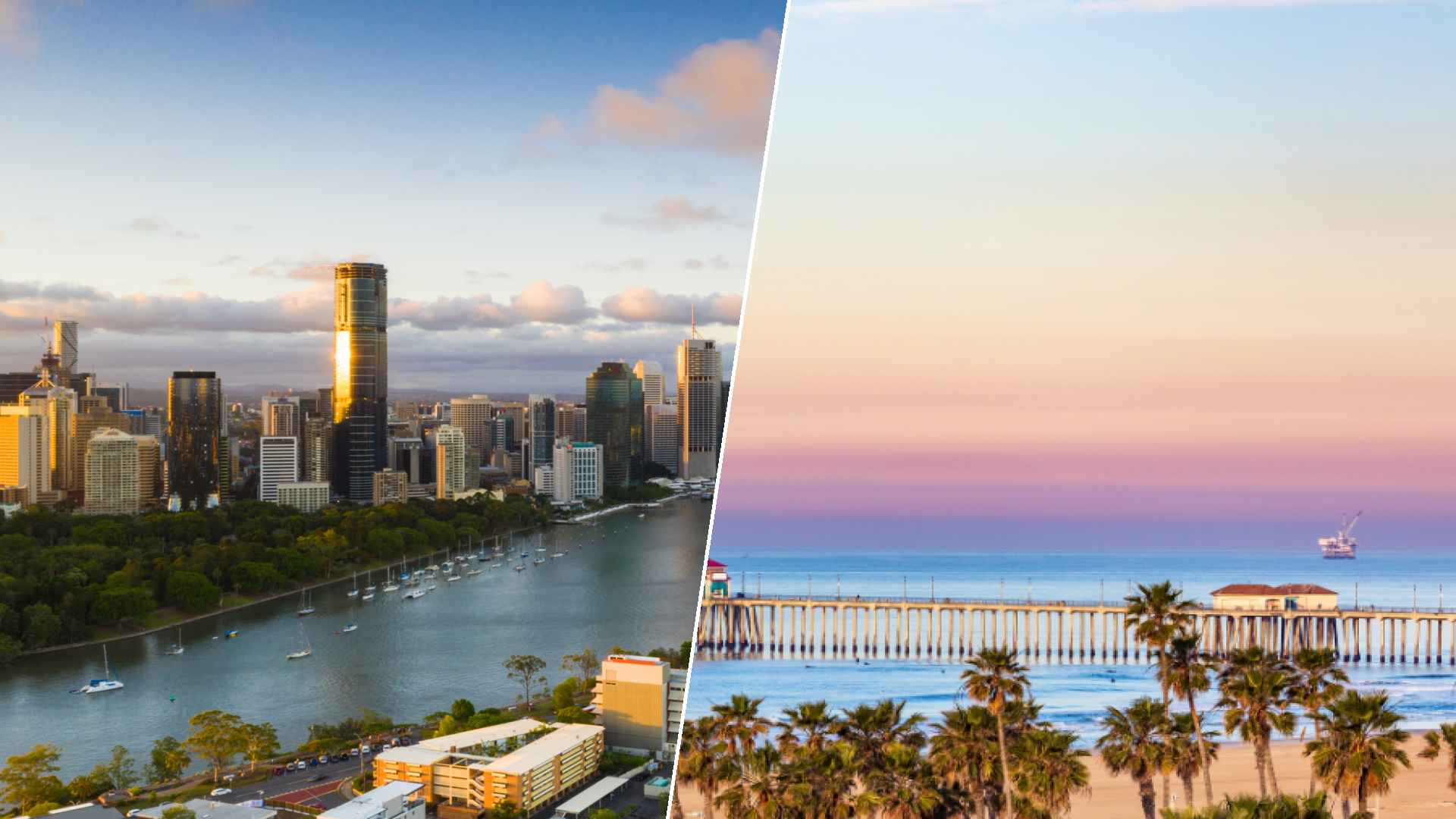 Brisbane to Huntington Beach