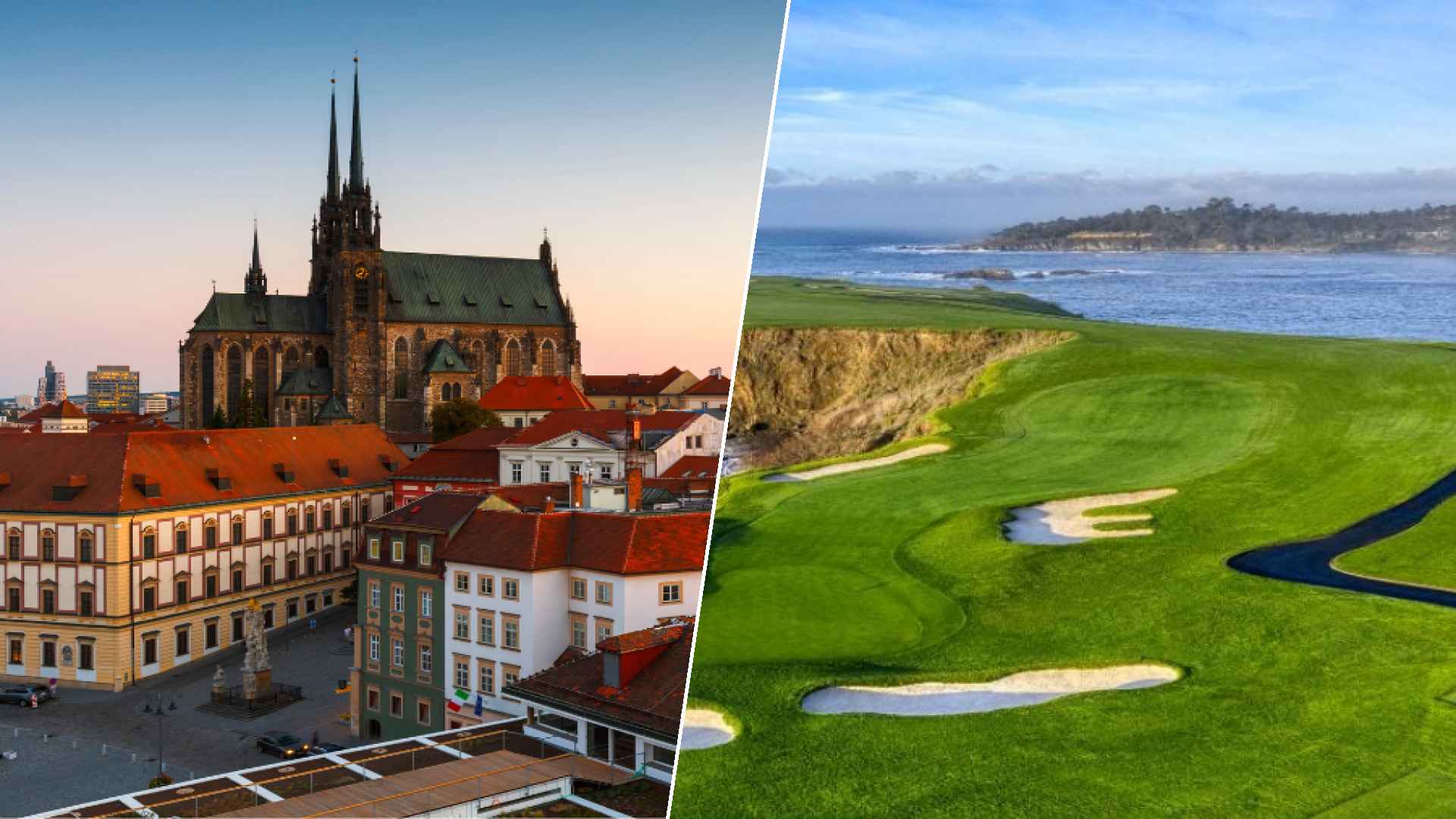 Brno to Pebble Beach Golf Links