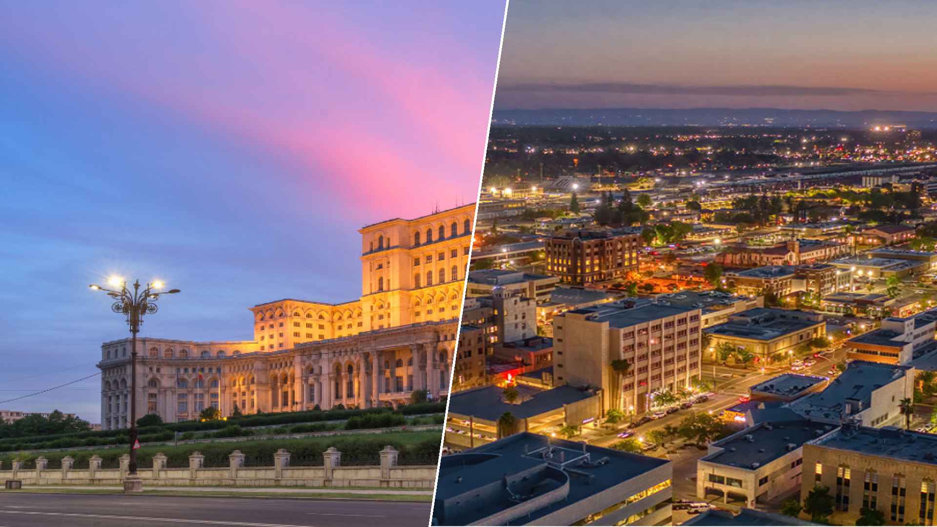 Bucharest to Bakersfield