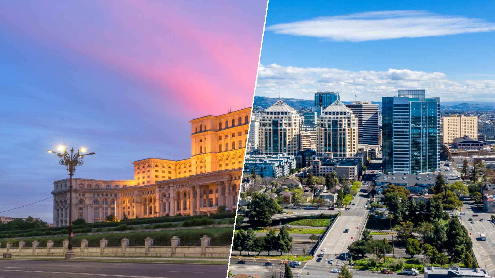 Bucharest to Oakland