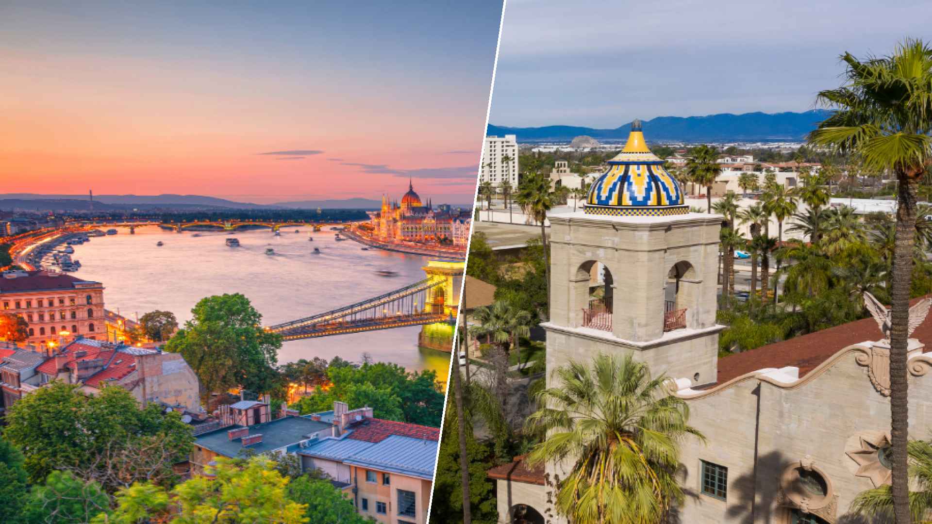 Budapest to Riverside