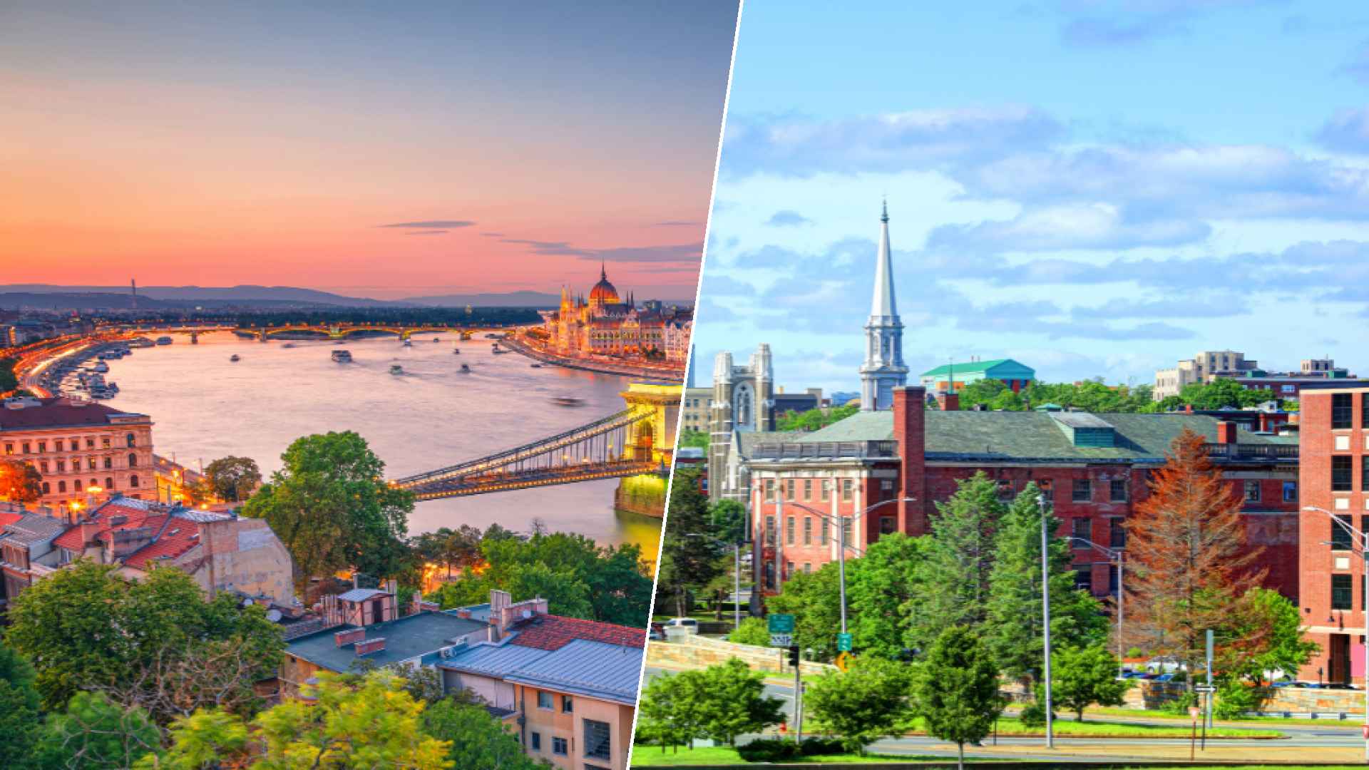 Budapest to Worcester