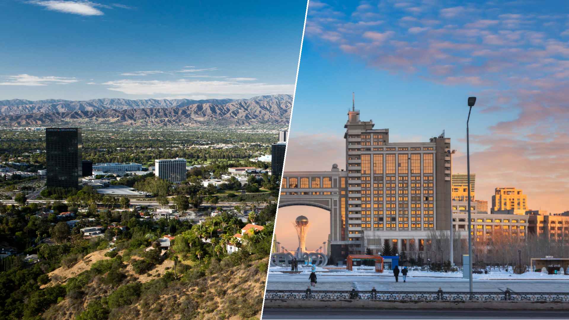 Burbank to Nursultan