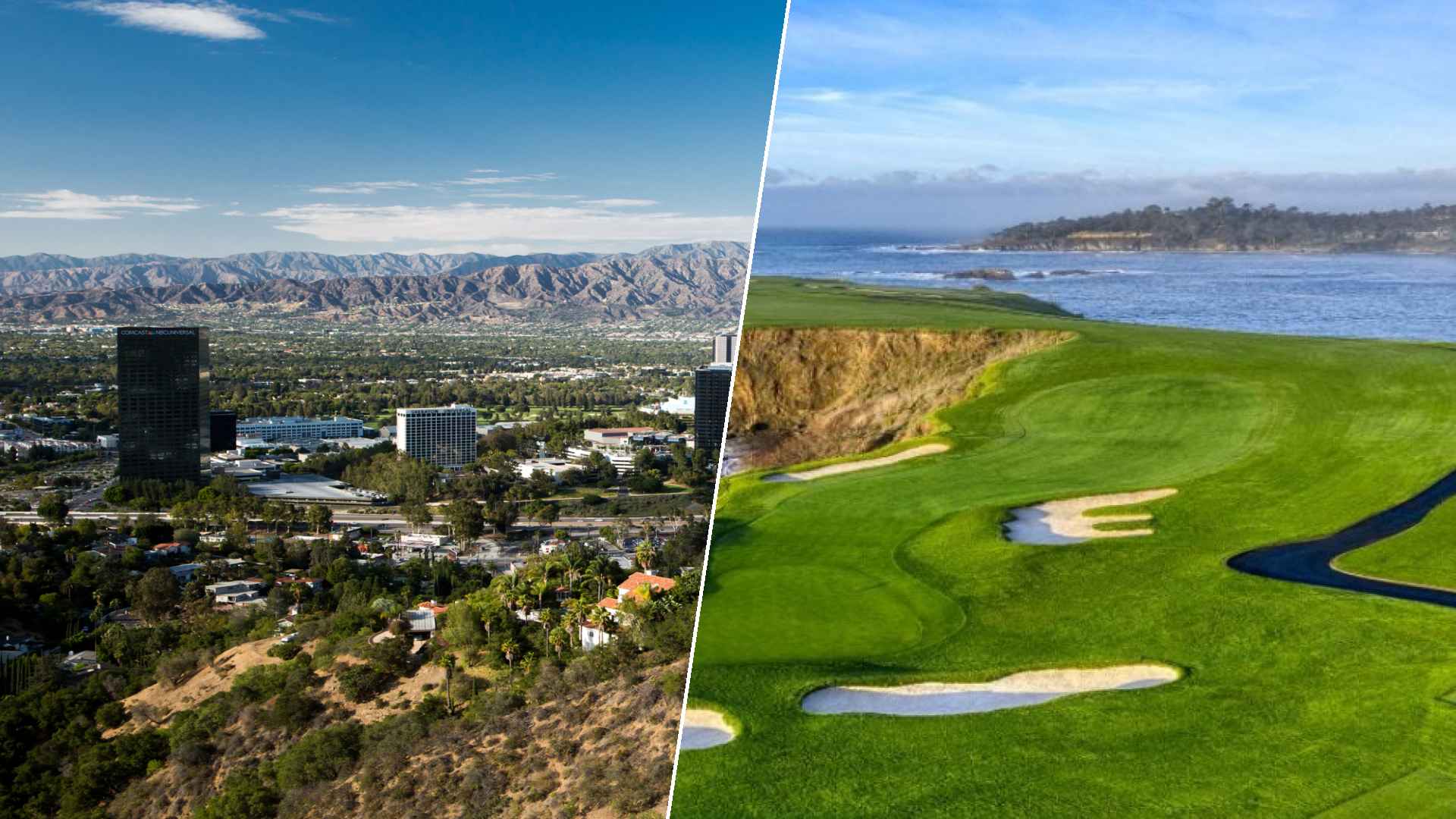 Burbank to Pebble Beach Golf Links