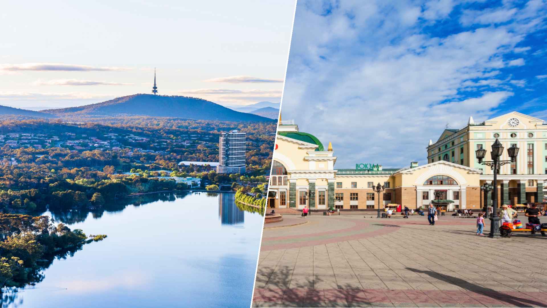 Canberra to Krasnoyarsk