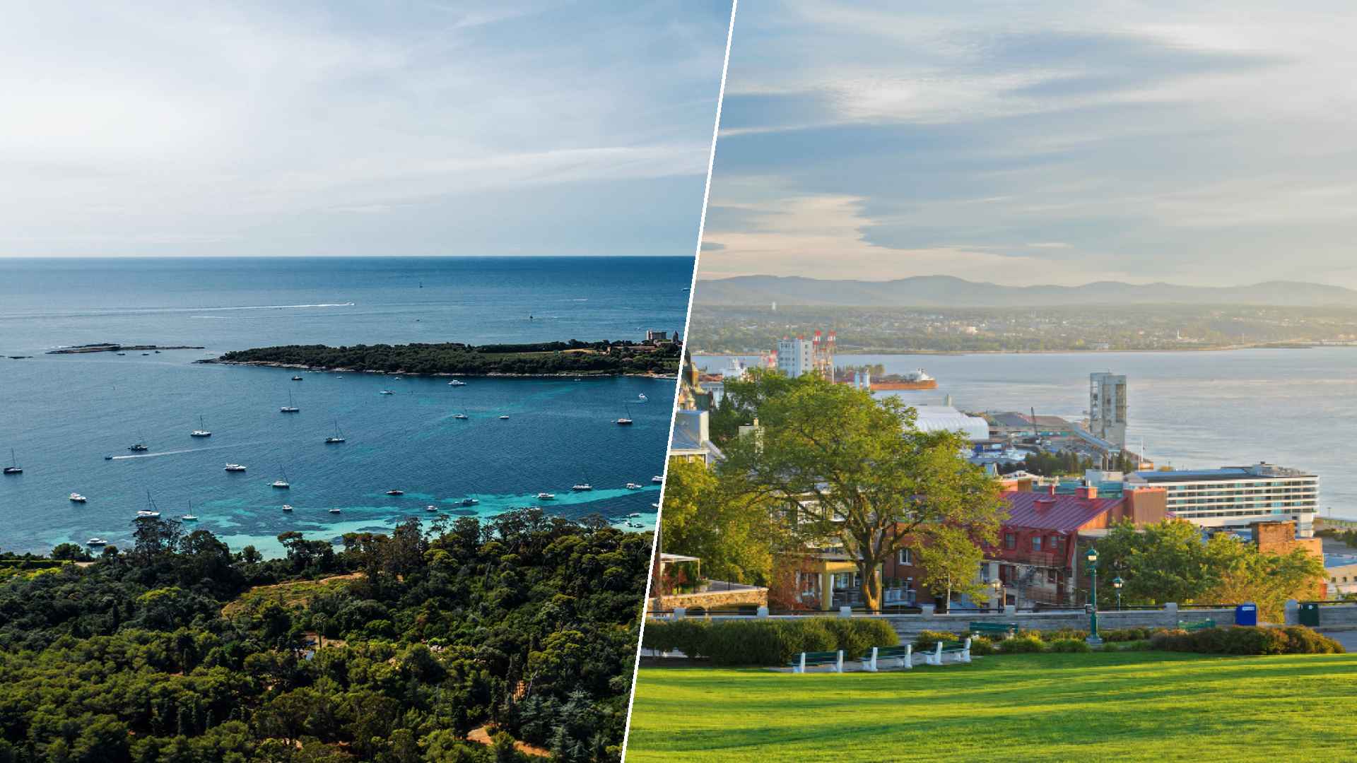 Cannes to Quebec city