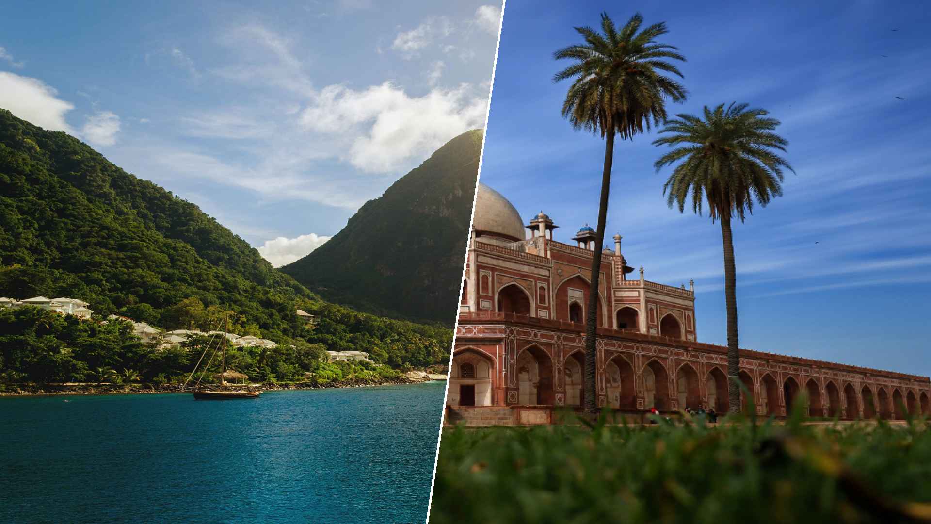 Castries to New Dehli