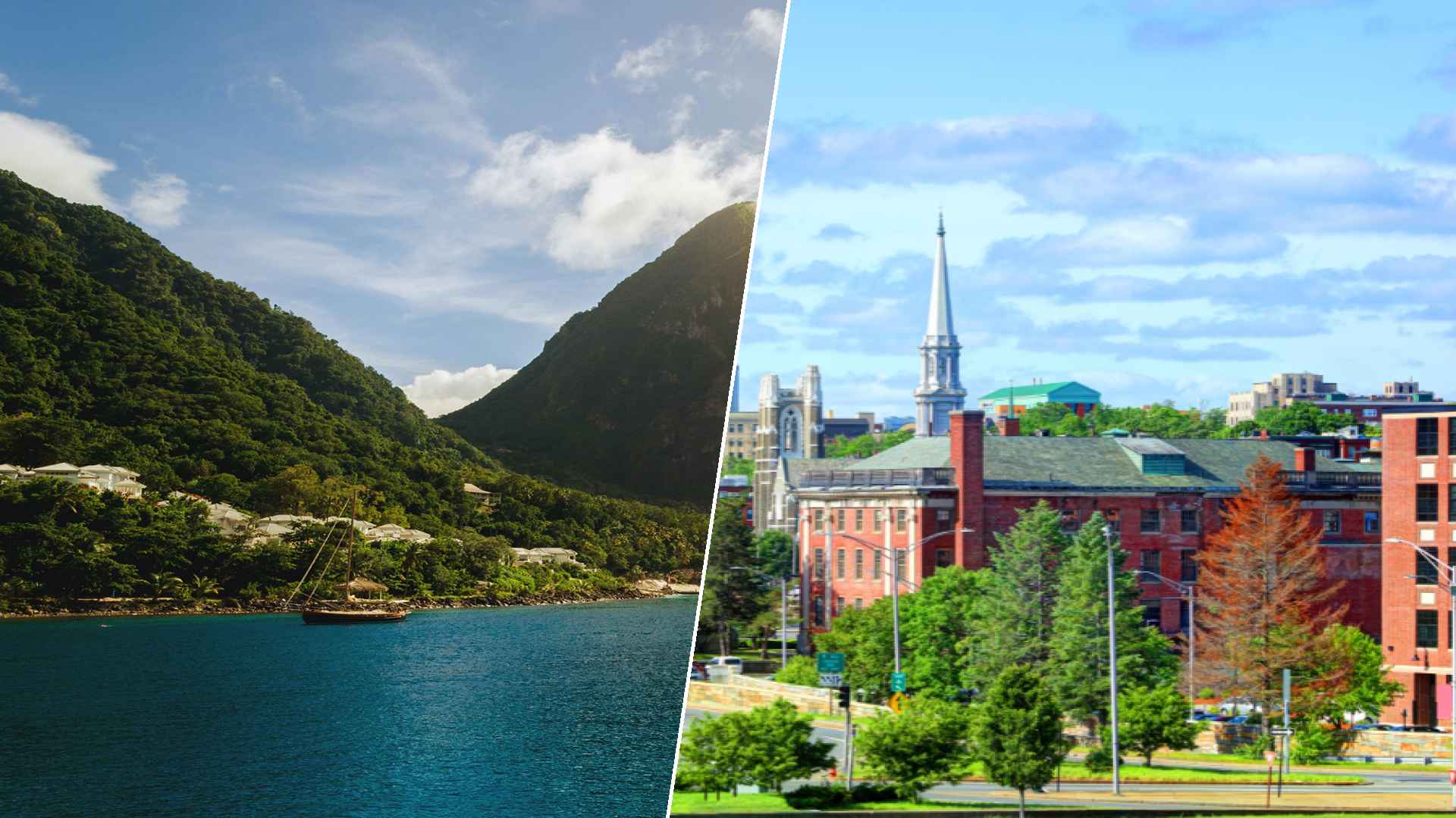 Castries to Worcester