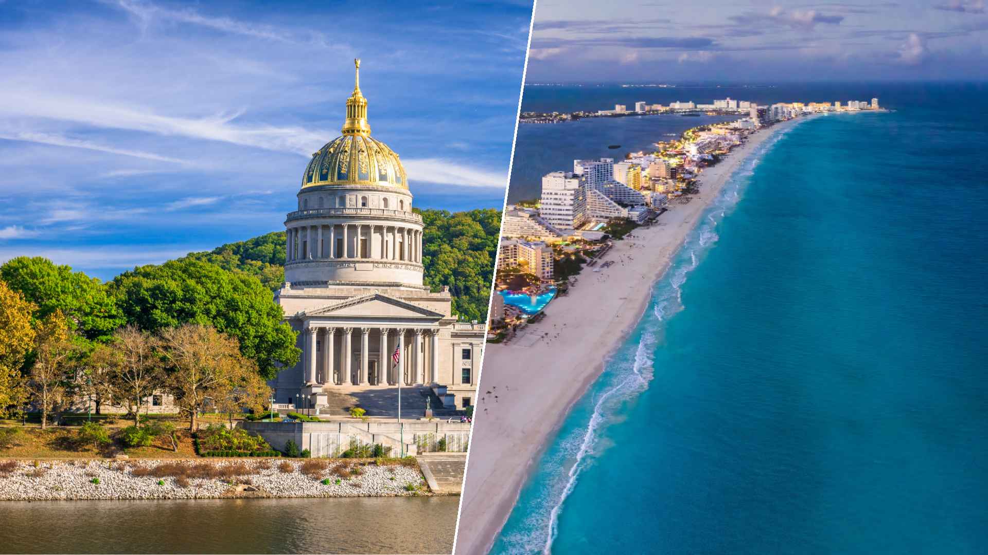 Charleston, WV to Cancun