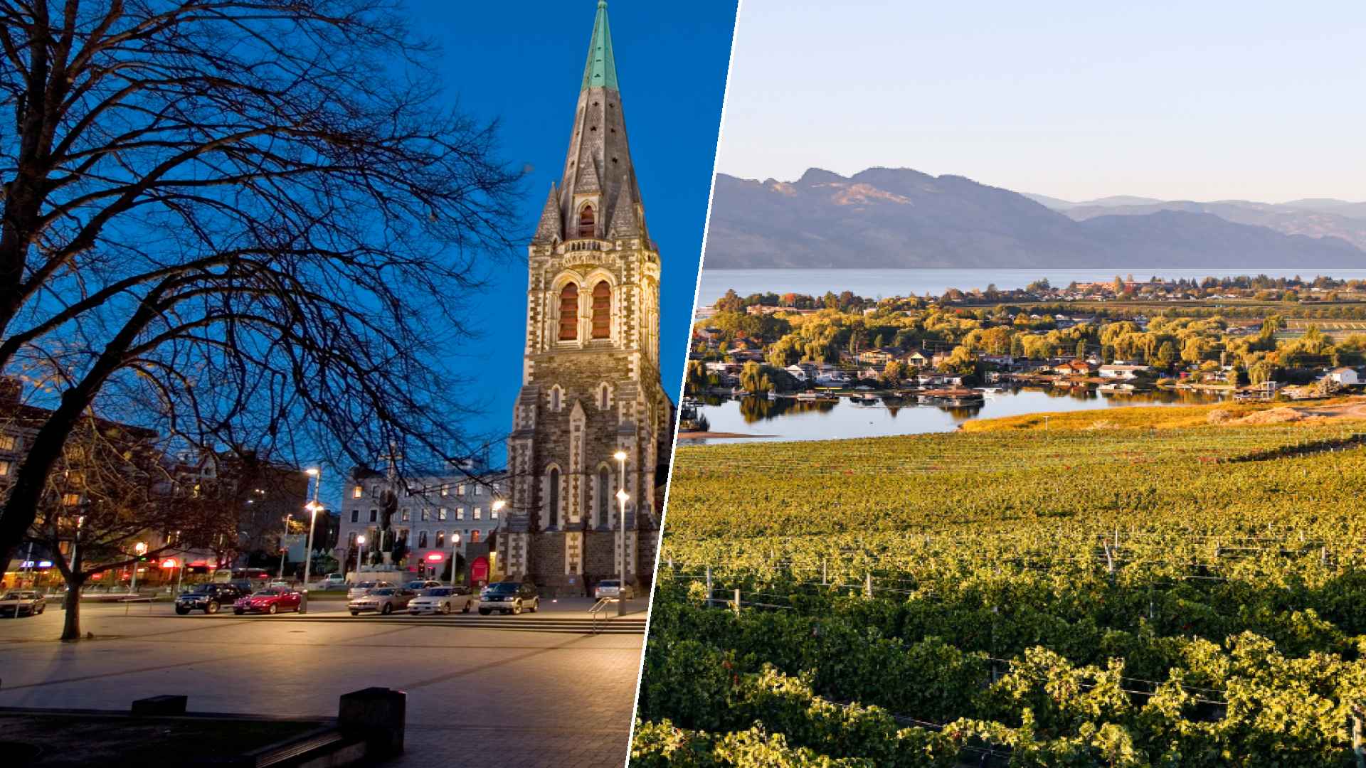 Christchurch to Kelowna