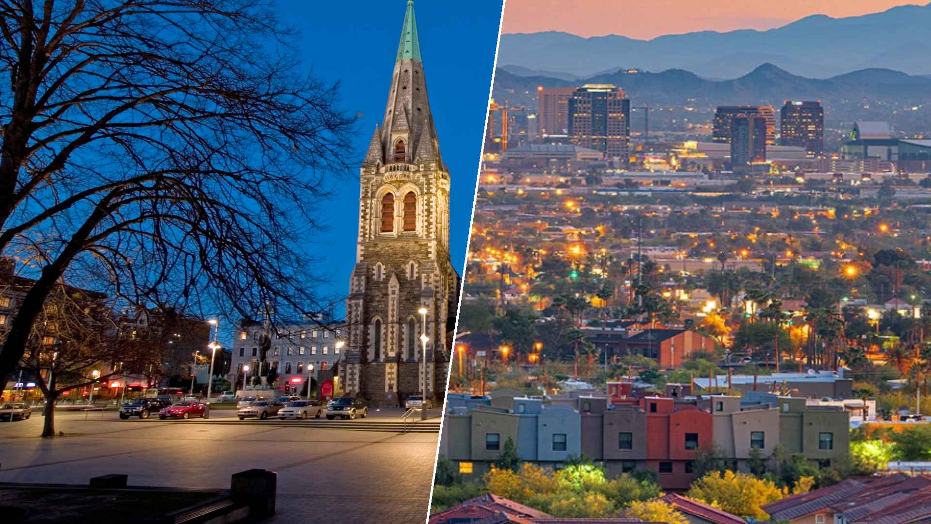 Christchurch to Peoria